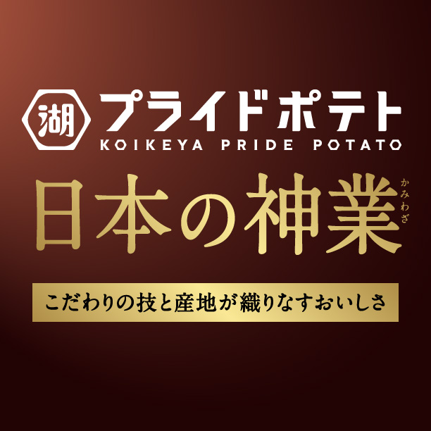 湖池屋プライドポテト 日本の神業
								